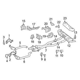 Mercedes-Benz OE - Exhaust System - Exhaust Components
