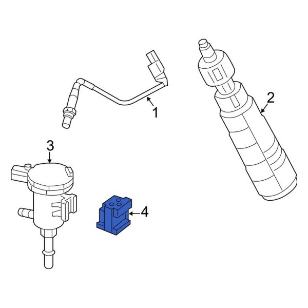 Vapor Canister Purge Solenoid Bracket