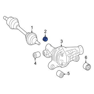 Mercedes-Benz OE - Rear CV Joint Nut