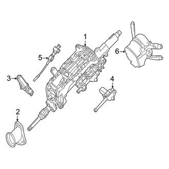 Mercedes-Benz OE - Steering Column Assembly (With Memory)