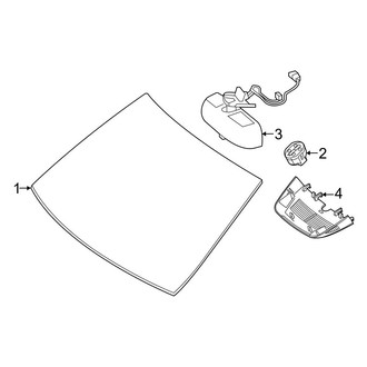 Mercedes-Benz OE - Windshield - Glass