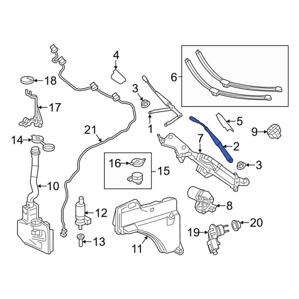 Windshield Wiper Arm