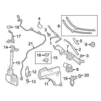 Mercedes-Benz OE - Windshield - Wiper & Washer Components