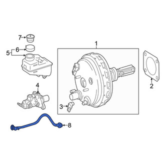 Mercedes-Benz OE - Brake Vacuum Hose