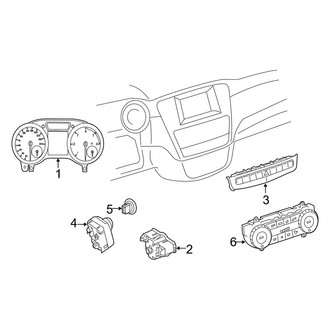 Mercedes-Benz OE - Instrument Panel - Cluster & Switches