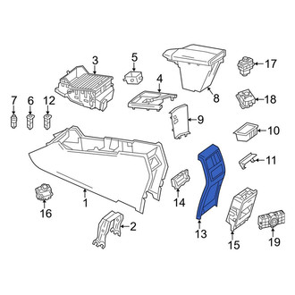 Mercedes-Benz OE - Lower Console Trim Panel