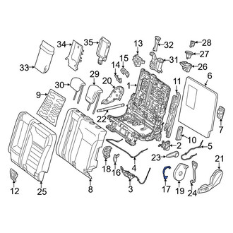 Mercedes-Benz OE - Seat Hinge Cover