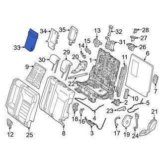 Mercedes-Benz OE - Center Seat Armrest