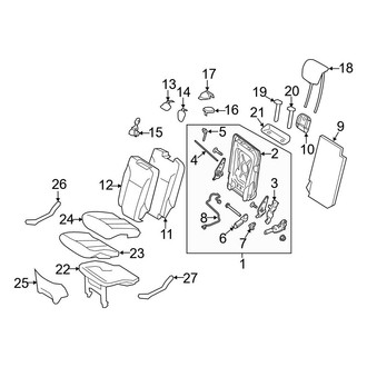 Mercedes-Benz OE - Seats & Tracks - Third Row Seats