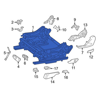 Mercedes-Benz OE - Left Seat Track