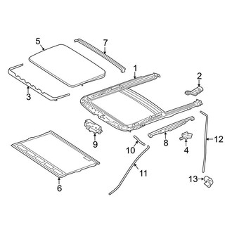 Mercedes-Benz OE - Roof - Sunroof (W/O Panoramic Roof)
