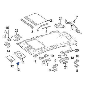 Mercedes-Benz OE - Sun Visor Support