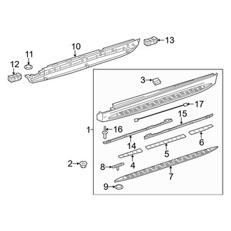 Mercedes-Benz OE - Pillars, Rocker & Floor - Running Board