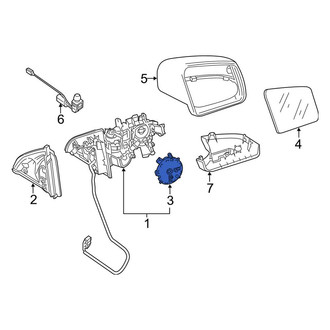 Mercedes-Benz OE - Front Door Mirror Drive Motor