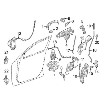 Mercedes-Benz OE - Front Door - Lock & Hardware