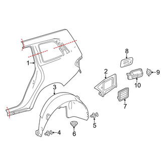 Mercedes-Benz OE - Quarter Panel & Components