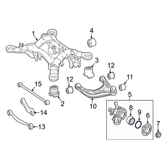 Mercedes-Benz OE - Rear Wheel Hub C-Clip
