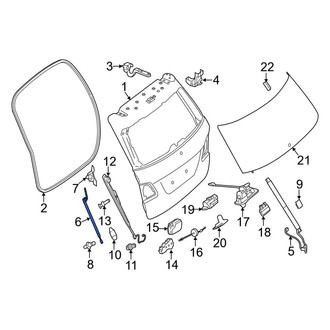 Mercedes-Benz OE - Liftgate Lift Support