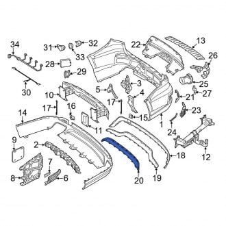 Mercedes GL Class Replacement Bumper Moldings & Trim — CARiD.com