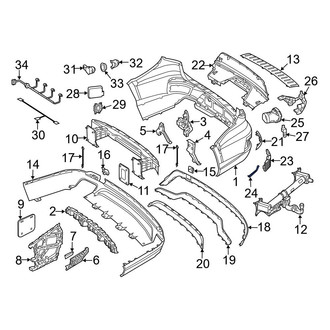 Mercedes-Benz OE - Right Grille Bracket