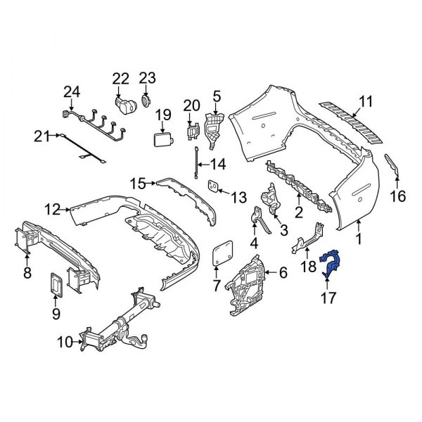 Reflector Panel Bracket