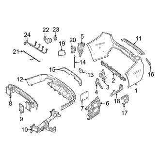 Mercedes-Benz OE - Rear Bumper - Bumper & Components (4Matic)