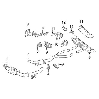 Mercedes-Benz OE - Exhaust System - Exhaust Components