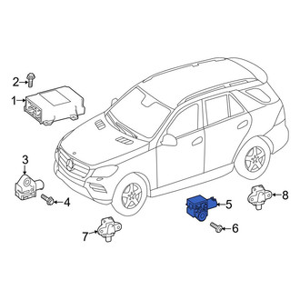 Mercedes-Benz OE - Center Front Air Bag Impact Sensor