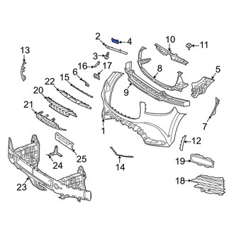 Mercedes-Benz OE - Bumper Cover Nut