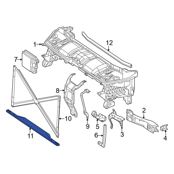 Radiator Support Panel