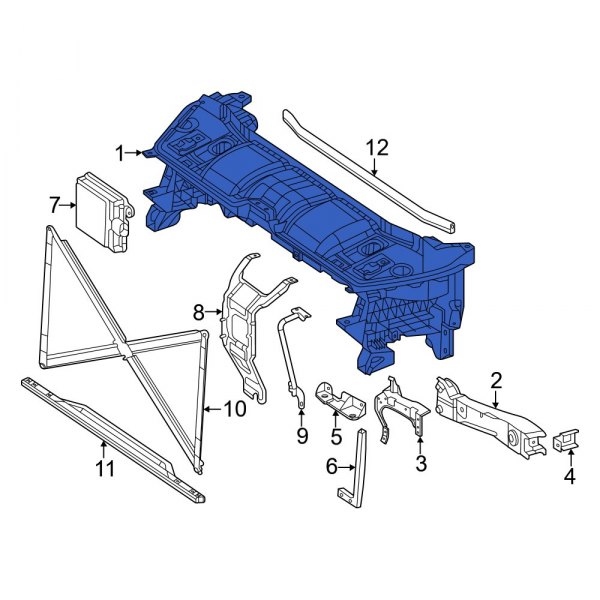 Radiator Support Tie Bar