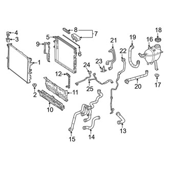 Mercedes-Benz OE - Cooling - Radiator & Components (Primary Cooling)