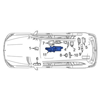 Mercedes-Benz OE - Antenna Amplifier Bracket