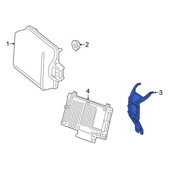 Mercedes-Benz OE - Cruise Control Distance Sensor Bracket