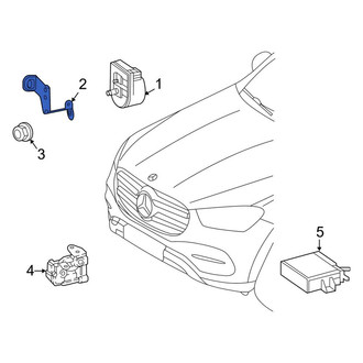 Mercedes-Benz OE - Anti-Theft Alarm Siren Bracket