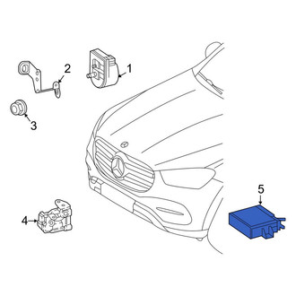 Mercedes-Benz OE - Anti-Theft Alarm Control Unit