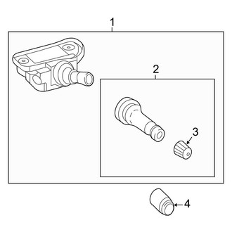 Mercedes-Benz OE - Electrical - Tire Pressure Monitor Components