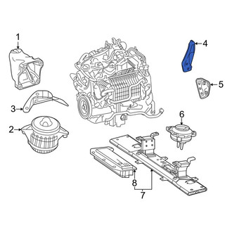 Mercedes-Benz OE - Right Engine Mount Bracket