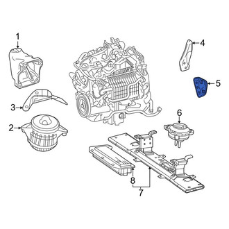 Mercedes-Benz OE - Left Engine Mount Bracket