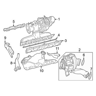 Mercedes-Benz OE - Engine - Turbocharger & Components (Turbocharger & Components), (3.0L)