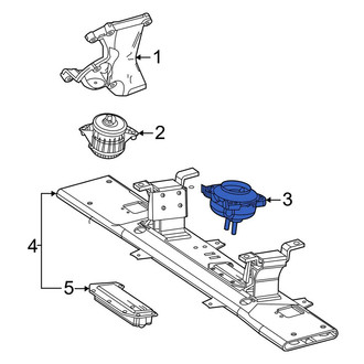 Mercedes-Benz OE - Automatic Transmission Mount