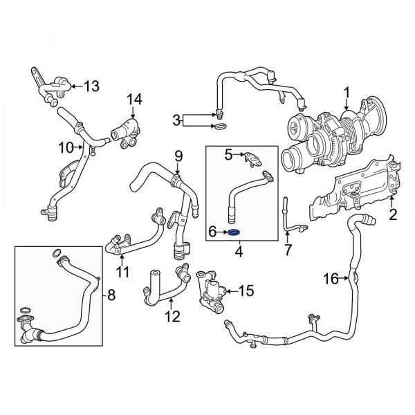 Turbocharger Oil Line O-Ring