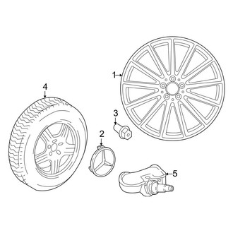 Mercedes-Benz OE - Wheels (22")