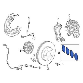 Mercedes-Benz OE - Front Disc Brake Pad Set