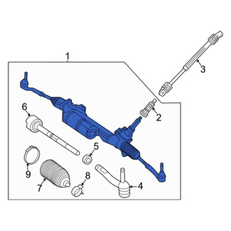 Mercedes-Benz OE - Rack and Pinion Assembly