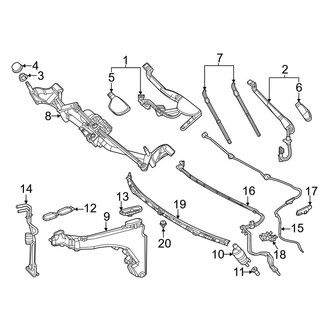 Mercedes-Benz OE - Windshield - Wiper & Washer Components