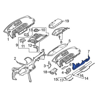 Mercedes-Benz OE - Lower Instrument Panel Trim Panel