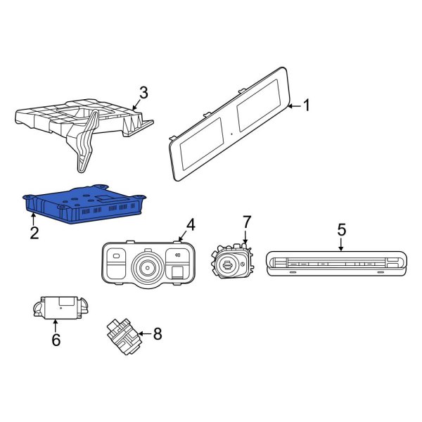 MercedesBenz OE 1679005923 Instrument Cluster Voltage Regulator