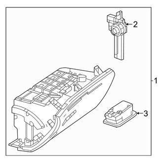 Mercedes-Benz OE - Instrument Panel - Glove Box