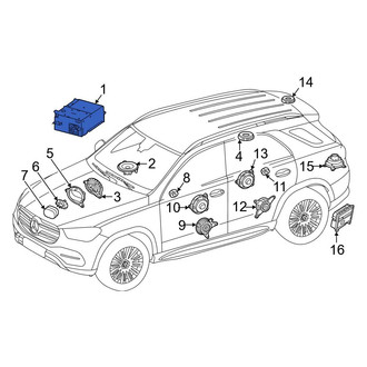Mercedes-Benz OE - Radio Control Unit